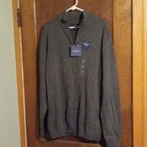 Dark gray mockneck sweater NWT